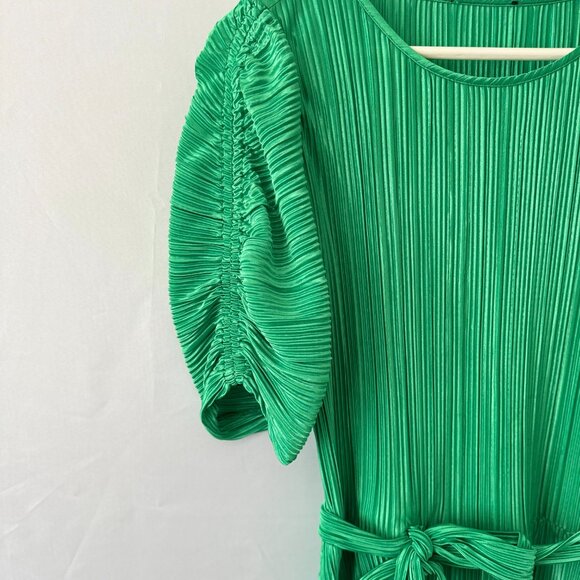 DKNY Green Plissé Dress - Picture 4 of 4